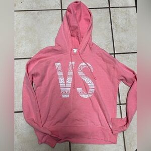 Victoria Secret size Small Hooded Sweatshirt VS Snowflake Logo Pullover Hoodie